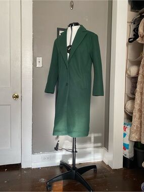 Vigoss Deep Green Double-Button Coat